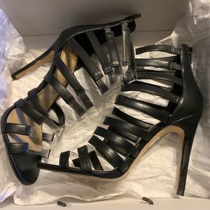 Aldo Black/Clear Heels